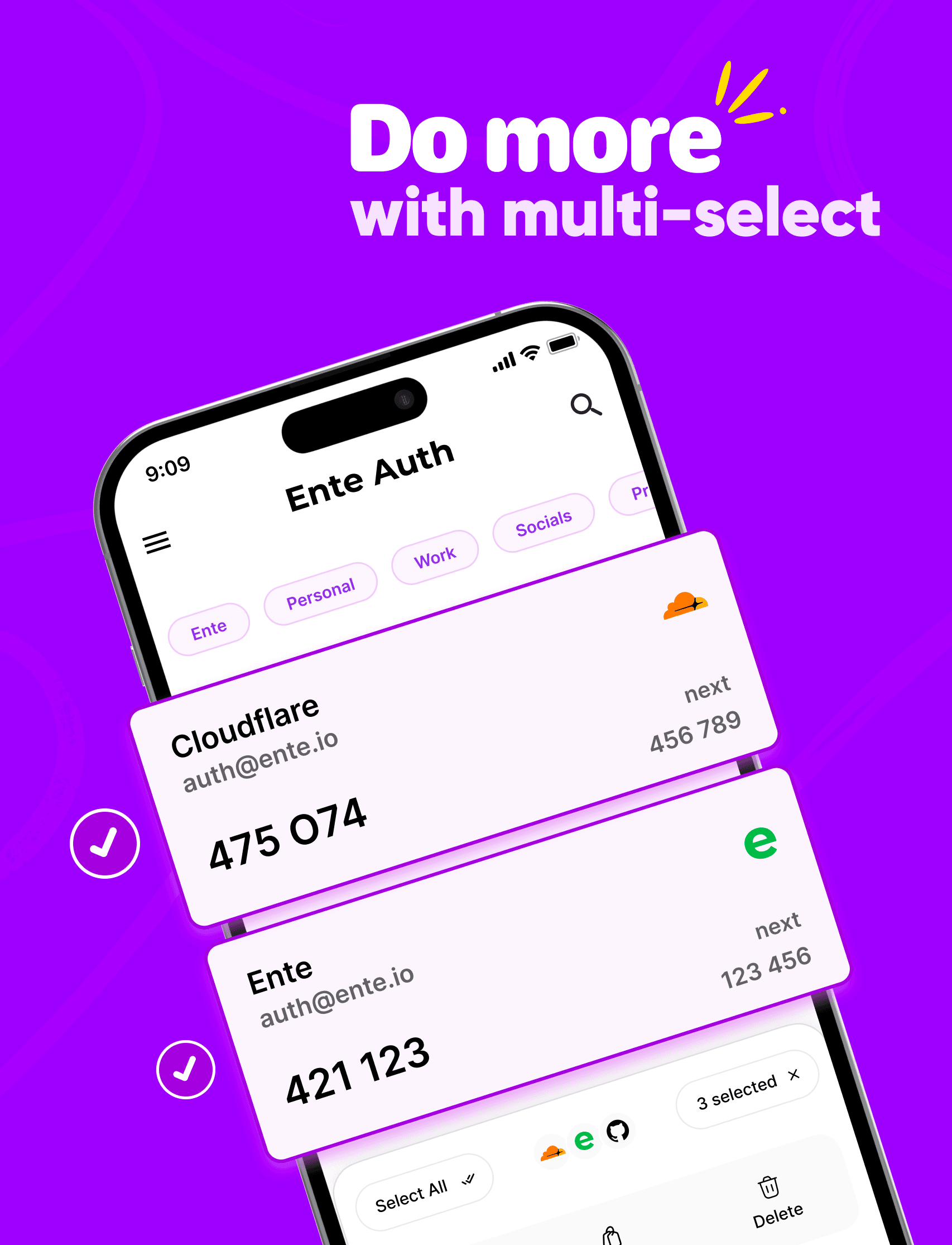 Ente Auth: finalmente la selezione multipla