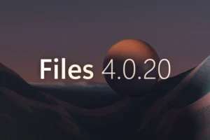 Files 4.0.20: estrazione archivi migliorata e UI più pulita