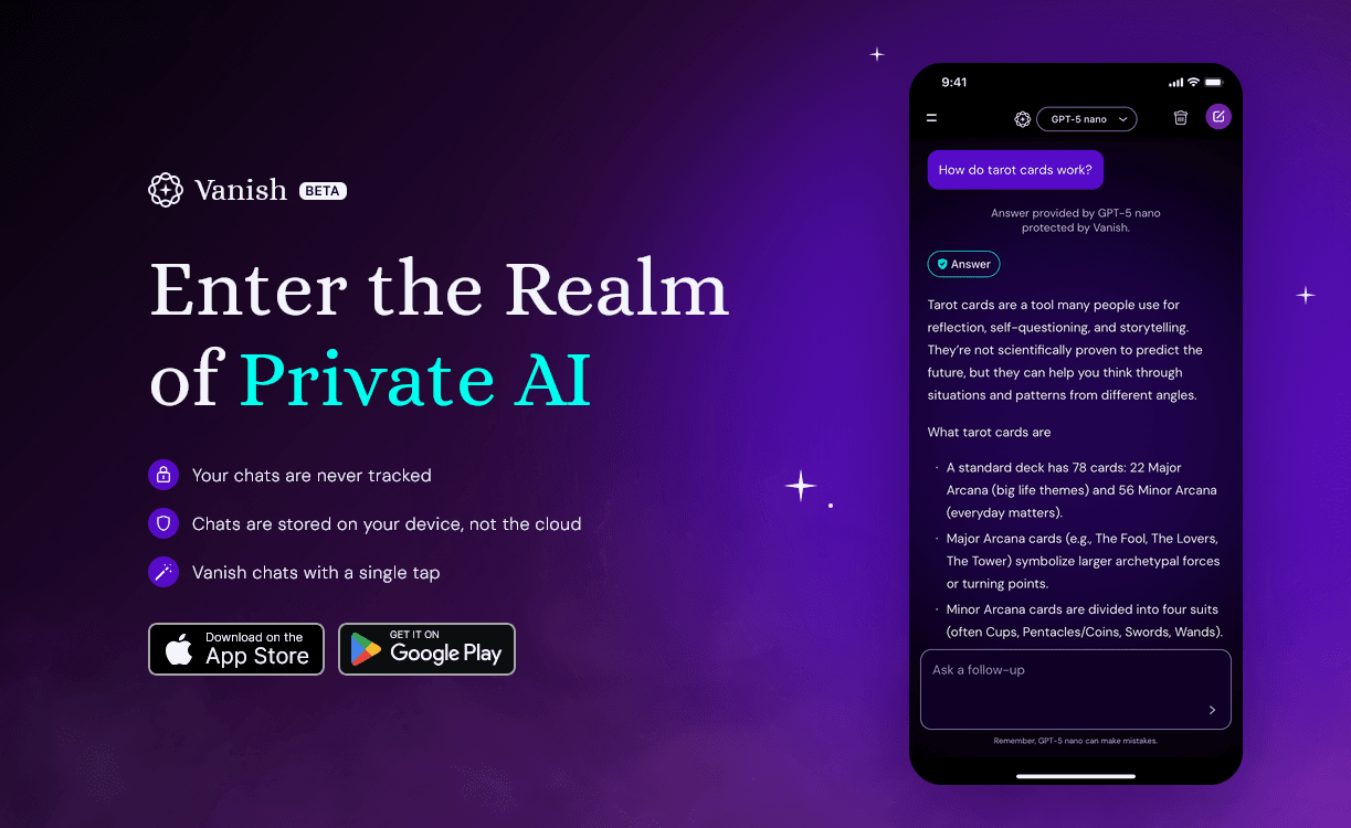 Startpage lancia Vanish: l'assistente AI che non salva nulla sui server