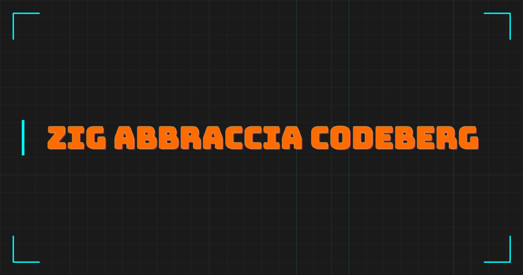 Zig abbandona GitHub dopo dieci anni e migra su Codeberg