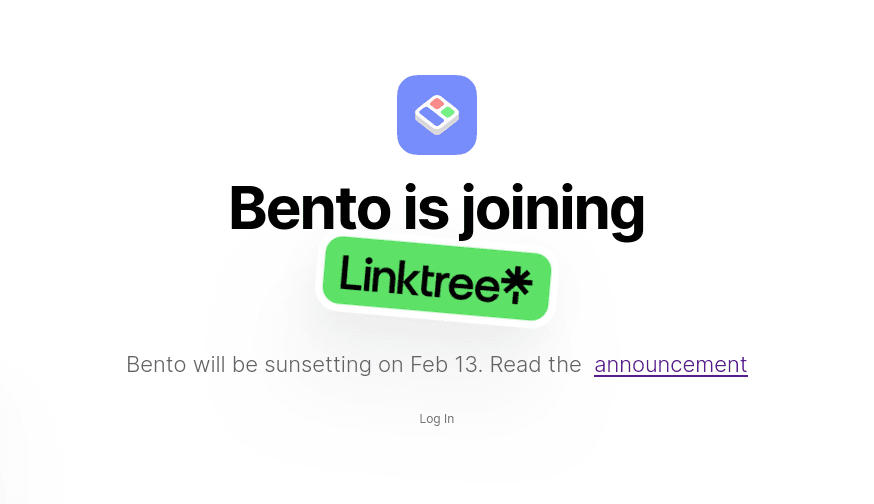Bento chiude i battenti: gli utenti dovranno migrare su Linktree