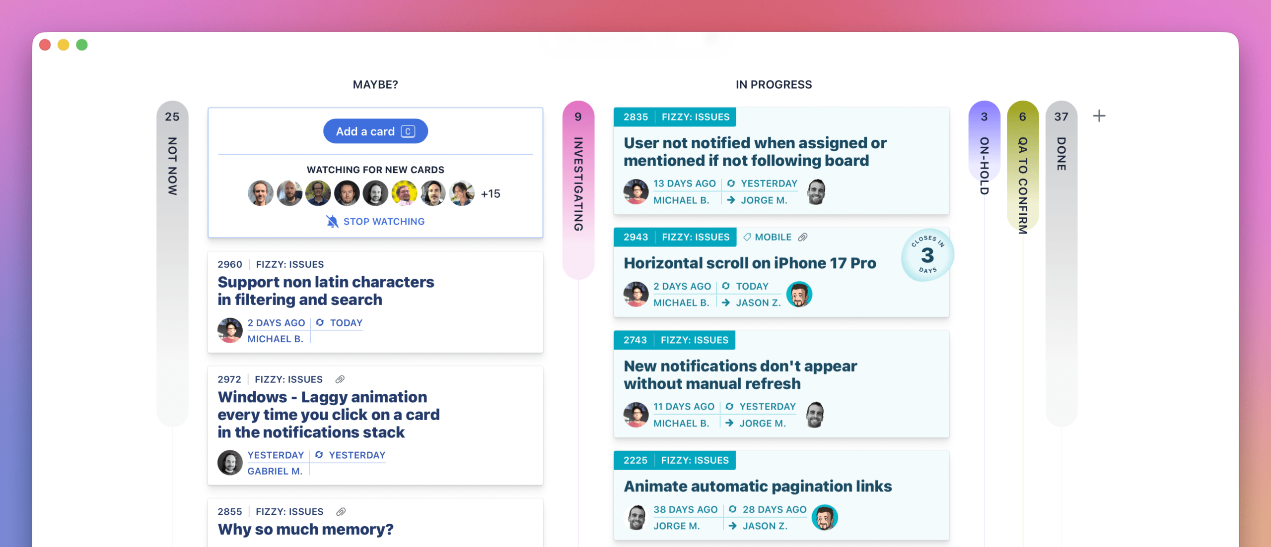 Fizzy: nuovo strumento Kanban open source da 37signals