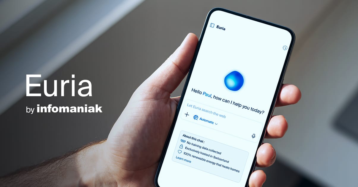 Euria, l'assistente IA di Infomaniak arriva su Android: codice aperto (ma porte chiuse ai sistemi operativi alternativi come GrapheneOS)