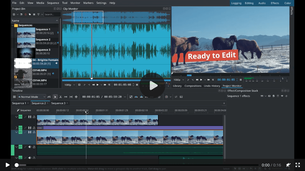 Kdenlive 25.12.0: interfaccia ridisegnata e nuovo supporto per i video verticali