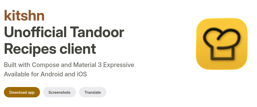 Kitshn 2.0: l'app per Tandoor si rifà il look e impara a leggere i social