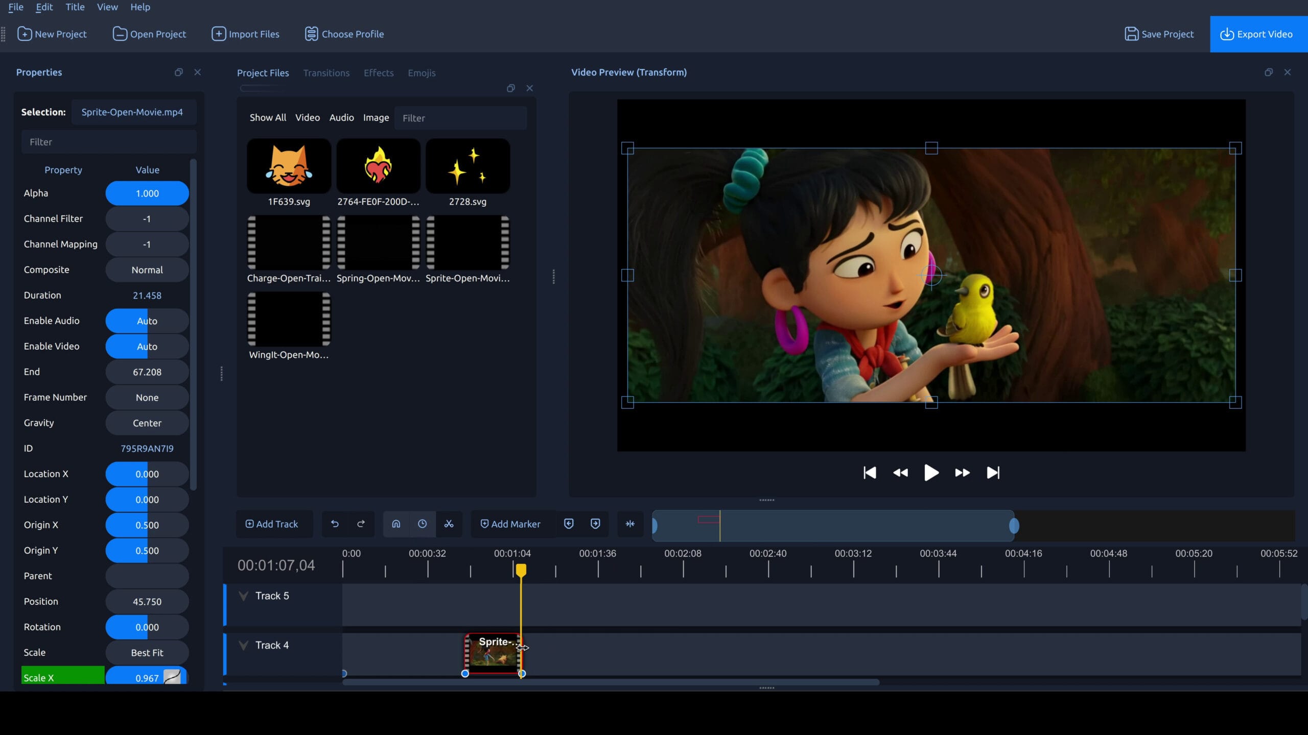 OpenShot 3.4 aggiunge nuovi effetti video