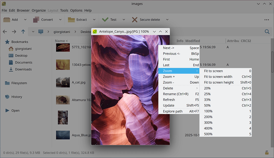 PeaZip 10.8.0: anteprima potenziata e miglior supporto per RAR e TAR