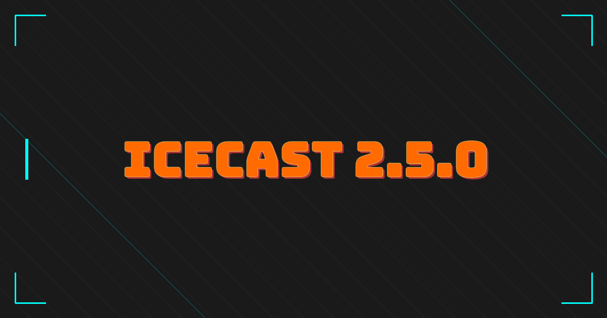 Icecast 2.5.0: arriva la modalità scura (sperimentale)