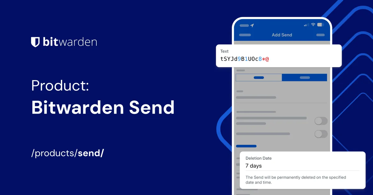Bitwarden Send ora permette di verificare chi apre i tuoi link condivisi